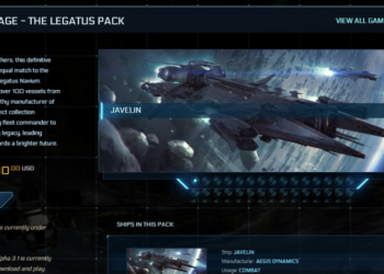 Star Citizen offering Legatus Pack for $27,000 USD