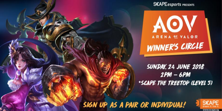 *SCAPEesports holding first community tournament, Arena of Valor: Winner’s Circle