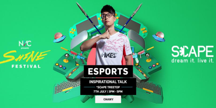 SHINE X *SCAPE Talent Development Programme: esports talk with Chawy