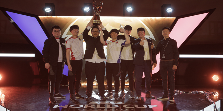 Team Korea are the champions of the Arena of Valor World Cup
