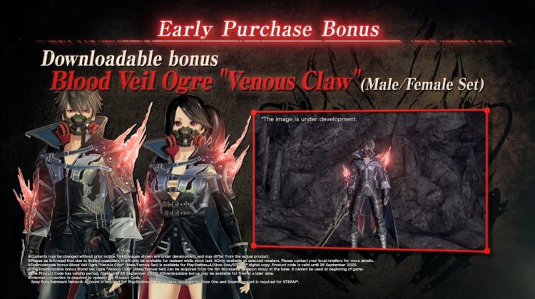 Code Vein Collector’s edition and Digital Bonus