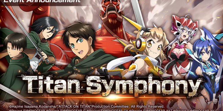 Attack on Titan crossover in Symphogear XD Unlimited Global Version