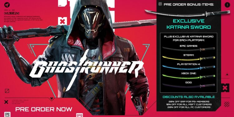 Ghostrunner coming to PS4, Xbox One, and PC!