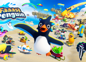 Faaast Penguin Dives Down Slopes in Racing Royale
