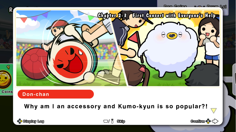 Taiko no Tatsujin: Rhythm Festival - Story mode