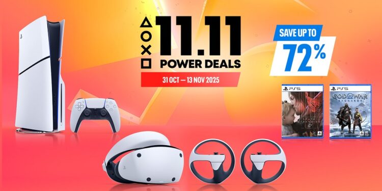 PlayStation 11.11 Power Deals featuring Exclusive Discounts
